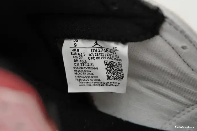 MaikeSneakers Across OG Spider-Man High the DV1748-601 Jordan 1 Spider-Verse 0406